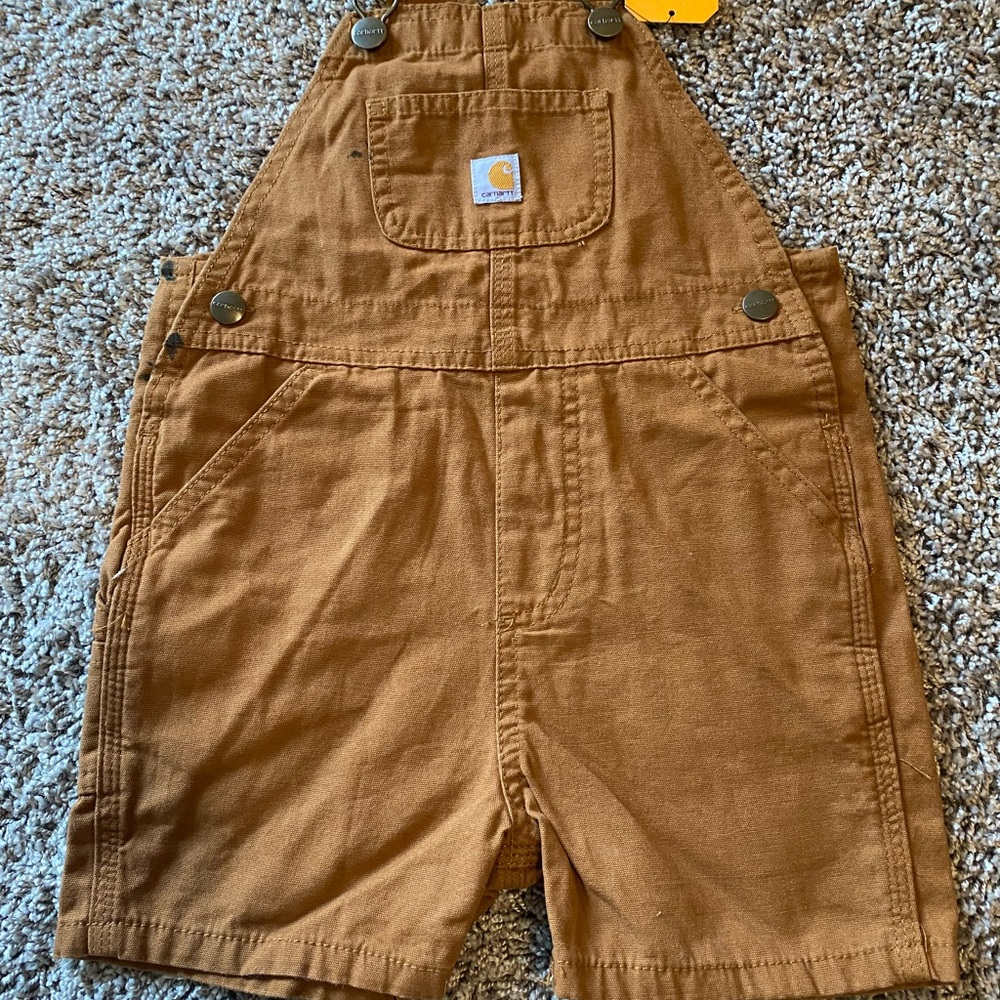 Carhartt Brown Kids Overalls